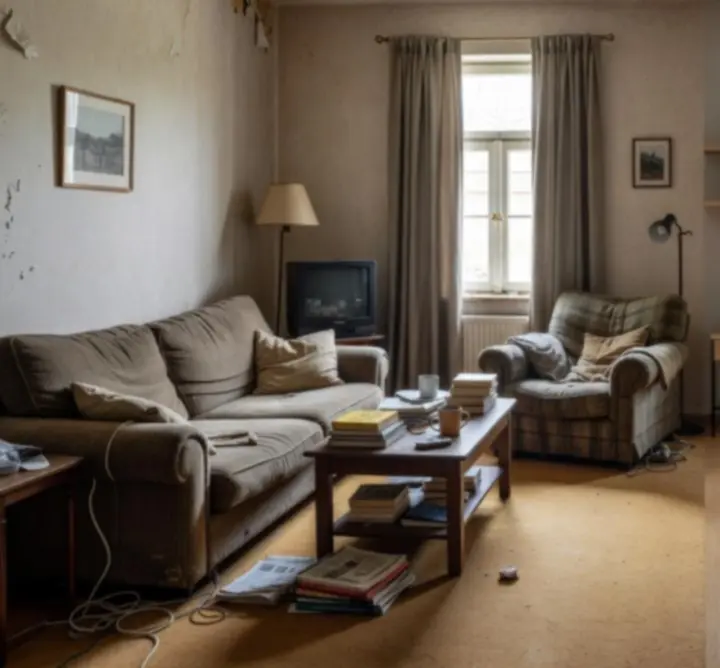 Avant / après : transformation d'un petit salon en espace chaleureux et fonctionnel.